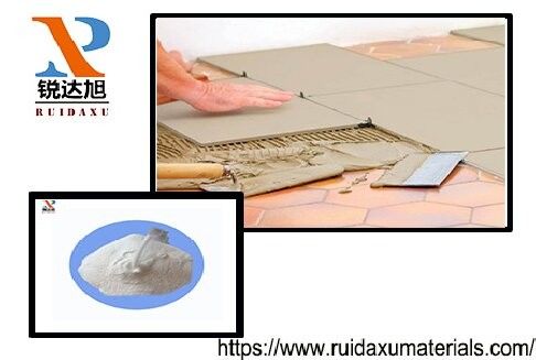 Ruidaxu’s redispersible latex powder base material can enhance the performance of tile adhesives