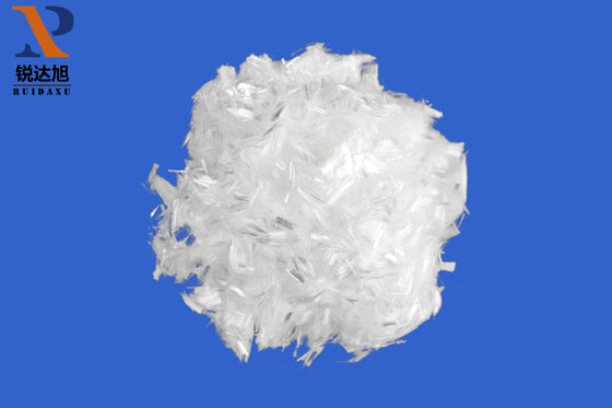 PP FIBER High Intensity Bunchy Mono-filament Fiber for Anti-Crack and Improved Concrete Performance 3-50mm Length White 24kg Plastic Bag Bulk Package Customizable Length and Packagin